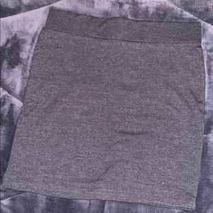Grey pencil skirt